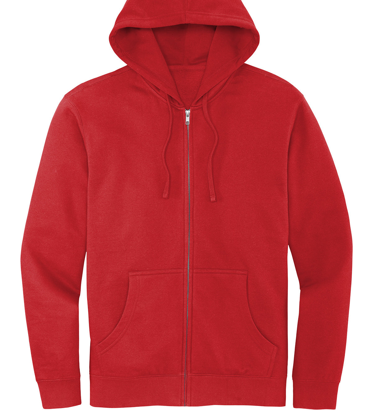 District VIT Cotton Fleece Full Zip Hoodie Sweatshirt