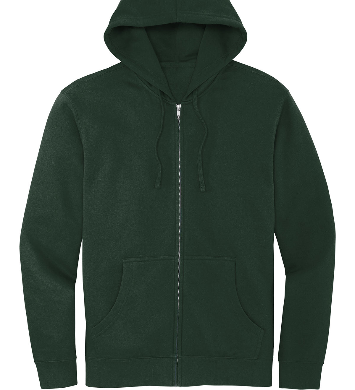 District VIT Cotton Fleece Full Zip Hoodie Sweatshirt