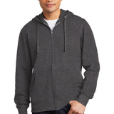 District VIT Cotton Fleece Full Zip Hoodie Sweatshirt