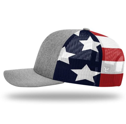 Richardson 112 Printed Mesh Hat - Custom Embroidered