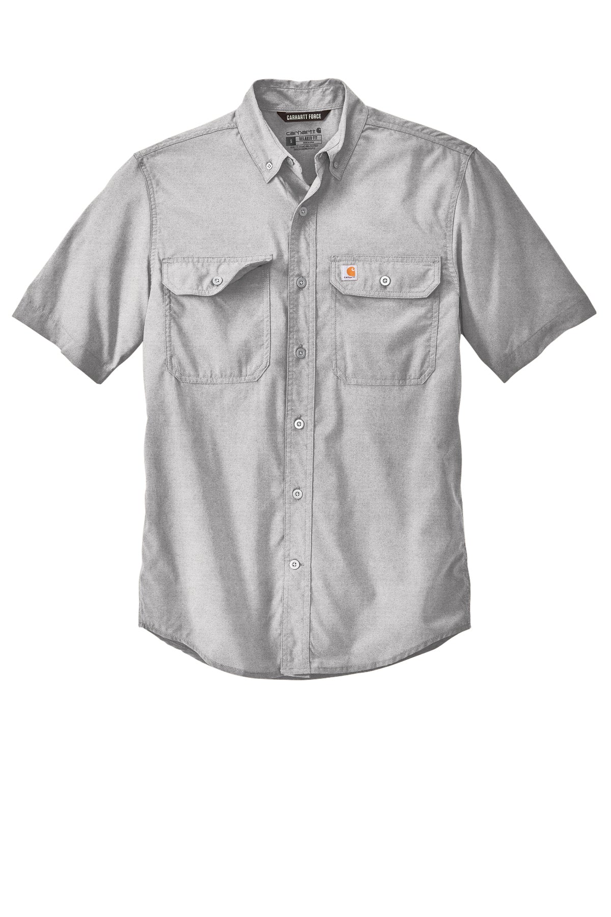 Carhartt Force Solid Long Sleeve Shirt Dark Khaki / 2x