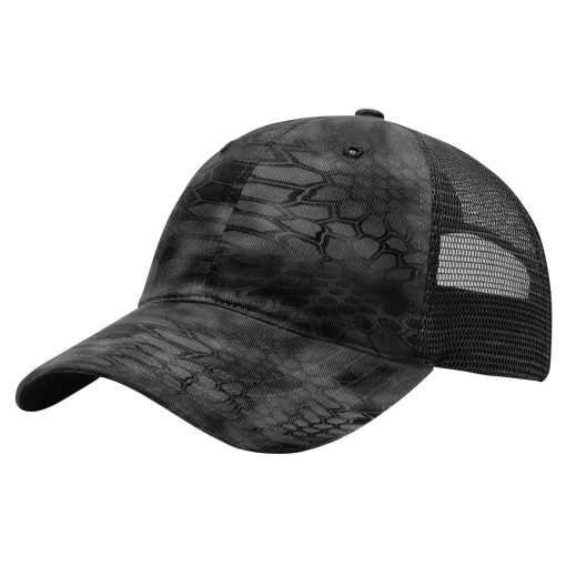 Richardson 111 Printed Washed Trucker - Custom Embroidered