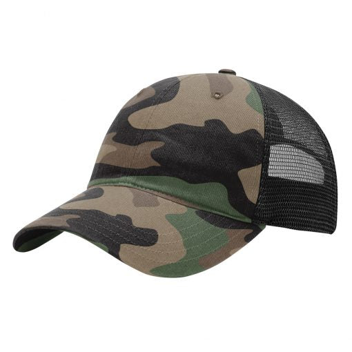 Richardson 111 Printed Washed Trucker - Custom Embroidered