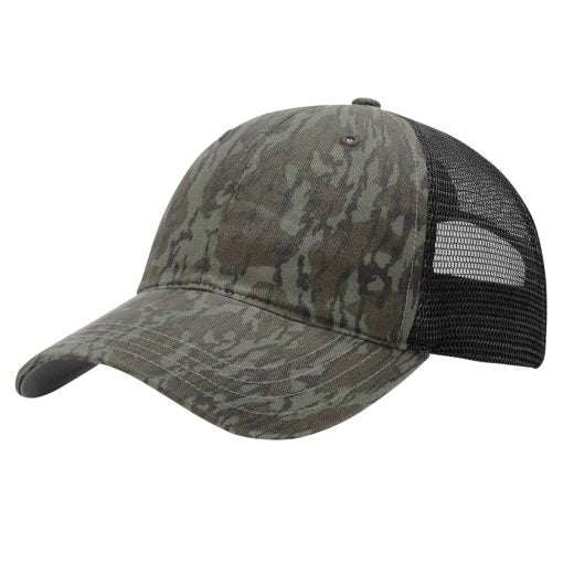 Richardson 111 Printed Washed Trucker - Custom Embroidered
