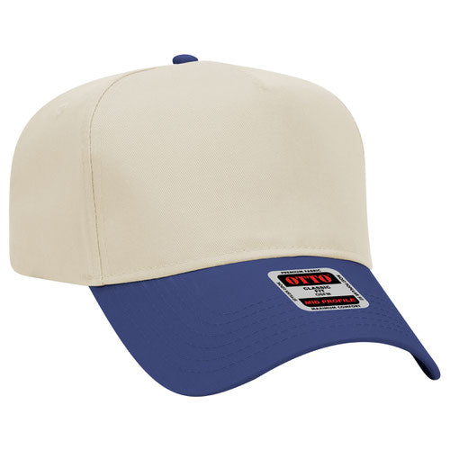Otto 5 Panel Mid Profile Hat - Custom Embroidered