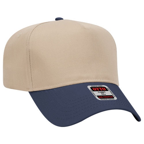 Otto 5 Panel Mid Profile Hat - Custom Embroidered