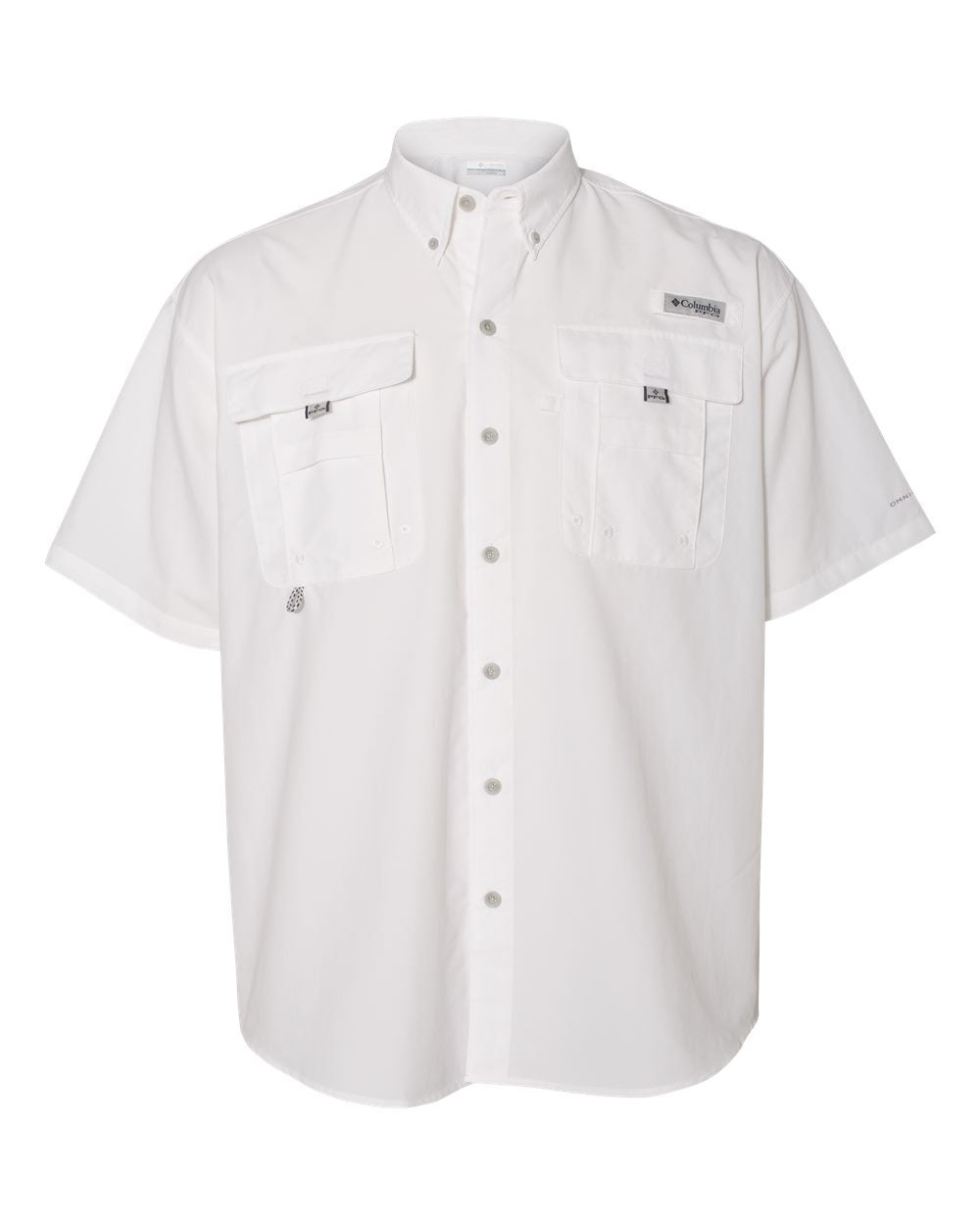 Columbia Men's Bahama II Short Sleeve Fishing Shirt (White, Small)