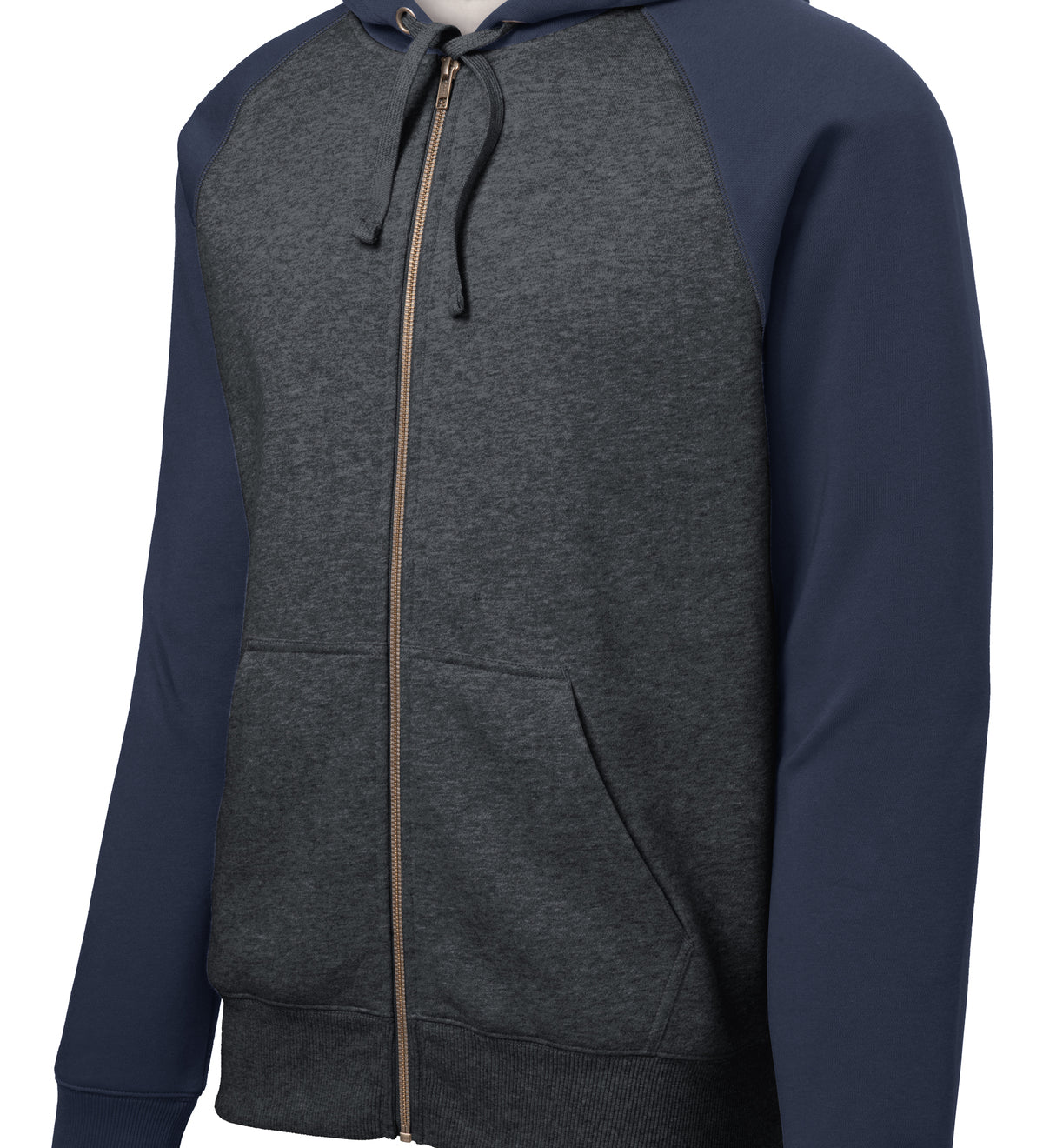 Sport-Tek Raglan Zip Up Hooded Sweatshirt
