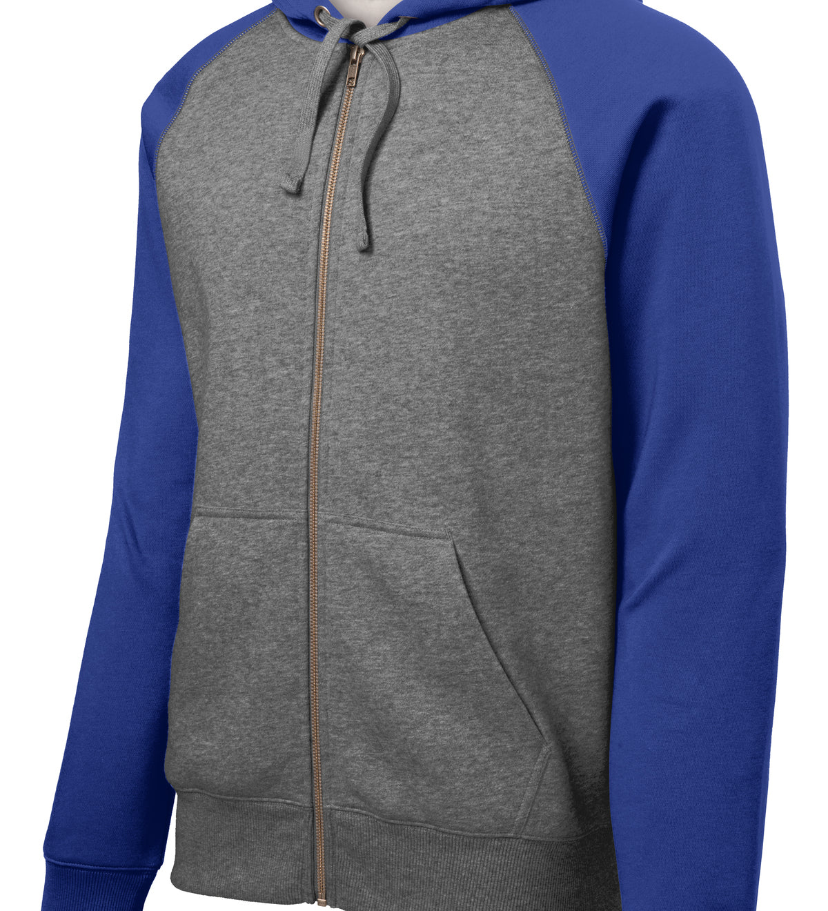 Sport-Tek Raglan Zip Up Hooded Sweatshirt