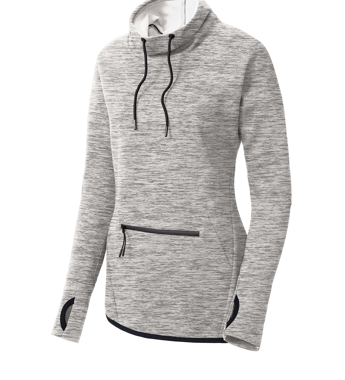 Sport-Tek Womens Triumph Cowl Neck Pullover