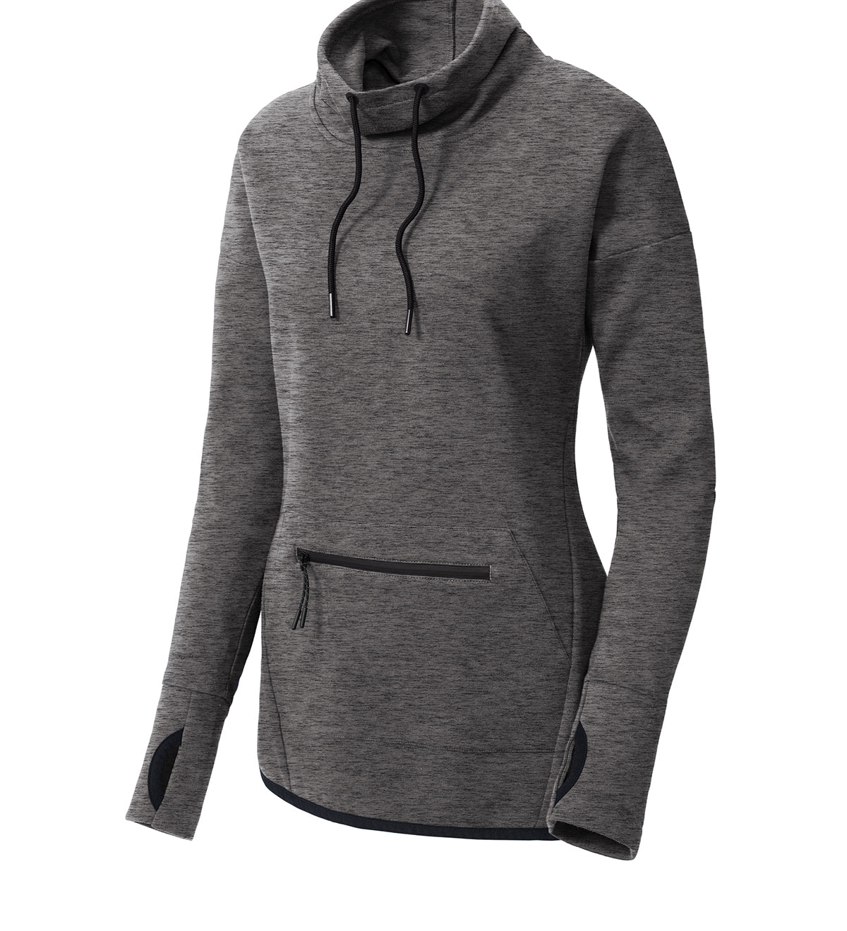 Sport-Tek Womens Triumph Cowl Neck Pullover