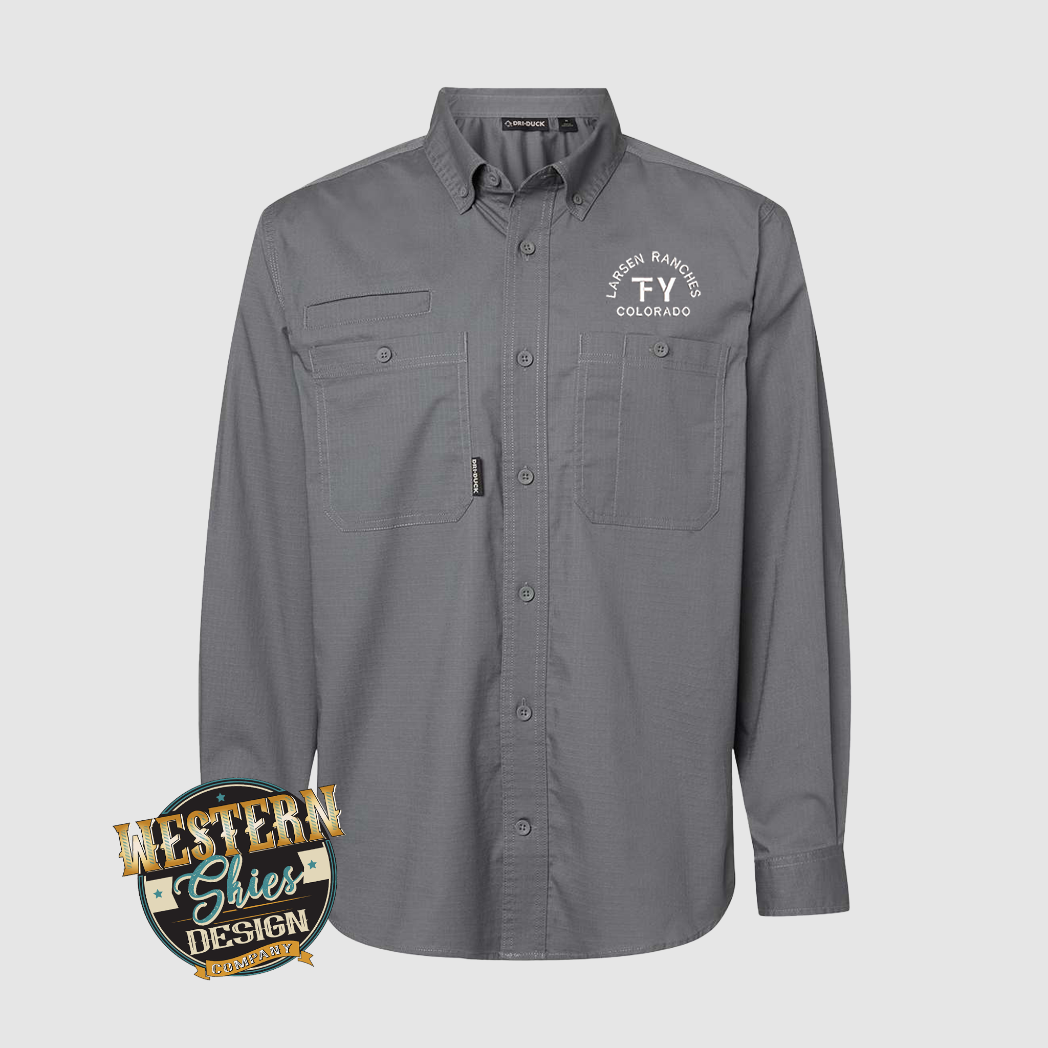 Dri Duck Craftsman Woven Shirt Gunmetal / S Dri Duck Craftsman Woven Shirt Gunmetal / S