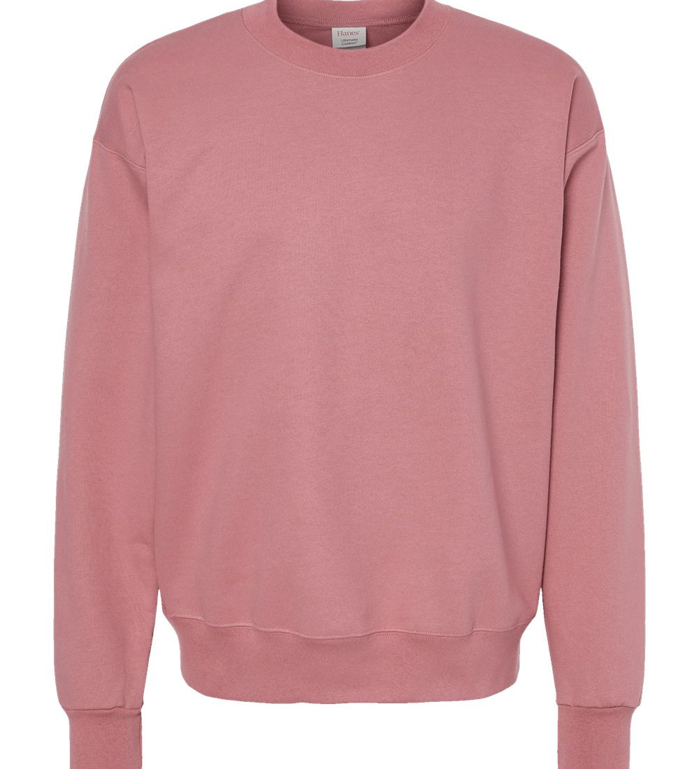 Hanes Ultimate Cotton Crewneck Sweatshirt - Custom Embroidery