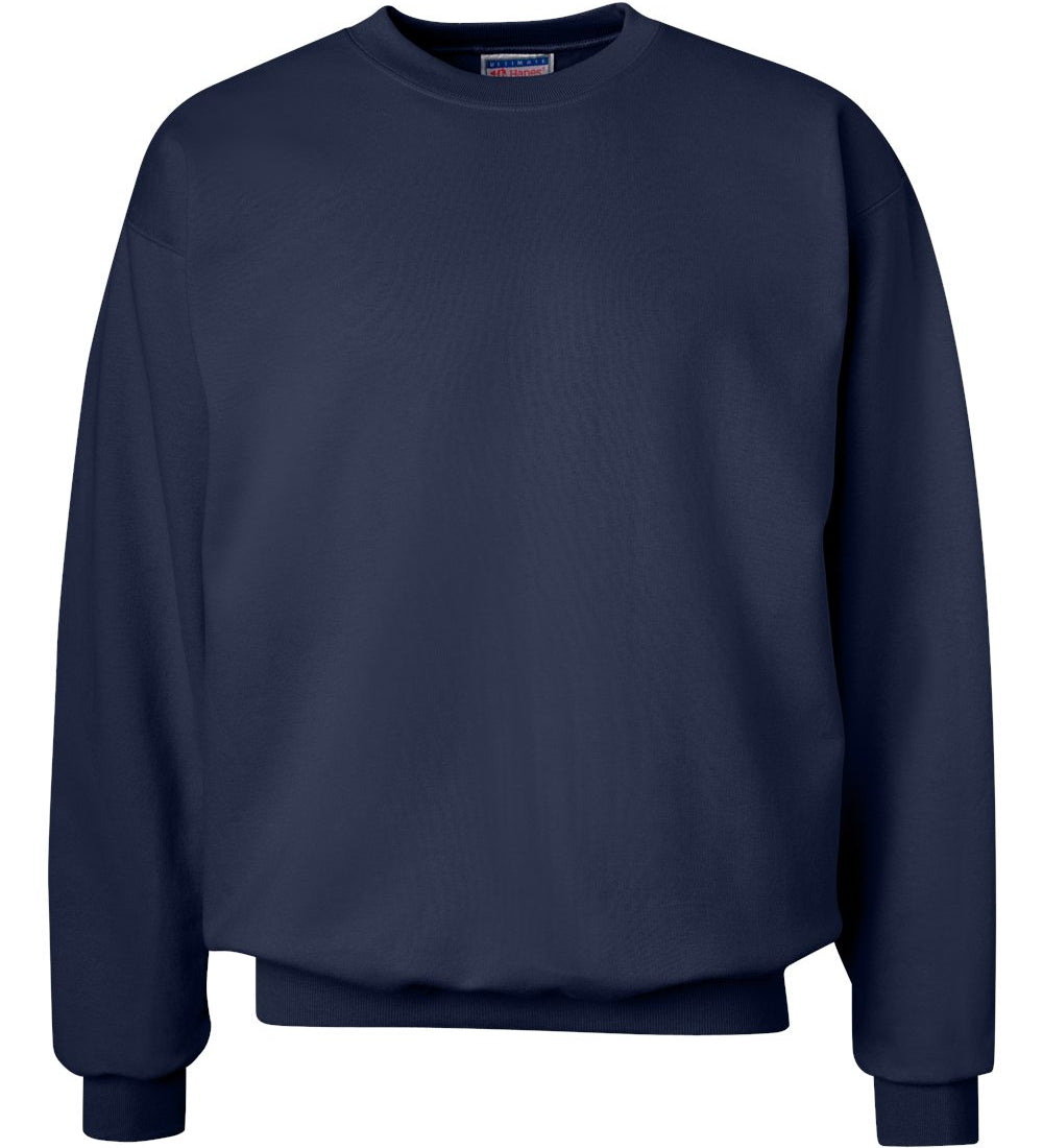 Hanes Ultimate Cotton Crewneck Sweatshirt - Custom Embroidery