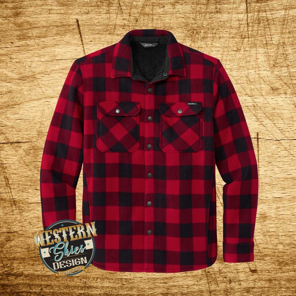 Eddie Bauer Woodland Shirt Jac Red Radish / Large Eddie Bauer Woodland Shirt Jac Red Radish / Large