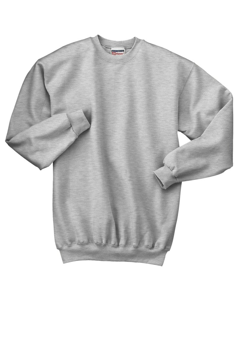 Custom Hanes® Ultimate Cotton® Crewneck Sweatshirt with Logo - Progress  Promotional Products