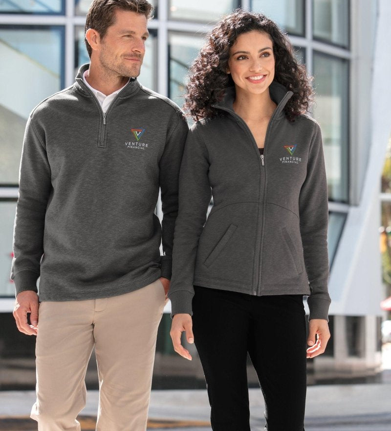 Port Authority® Ladies Slub Fleece Full-Zip Jacket - Western Skies Design Company