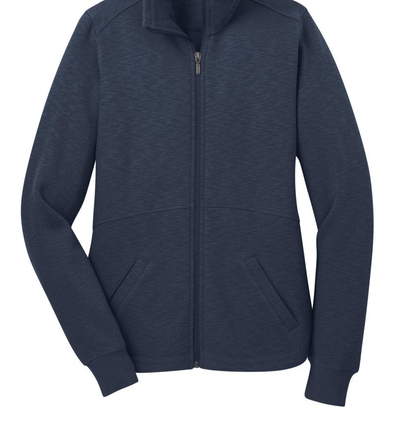 Port Authority® Ladies Slub Fleece Full-Zip Jacket - Western Skies Design Company