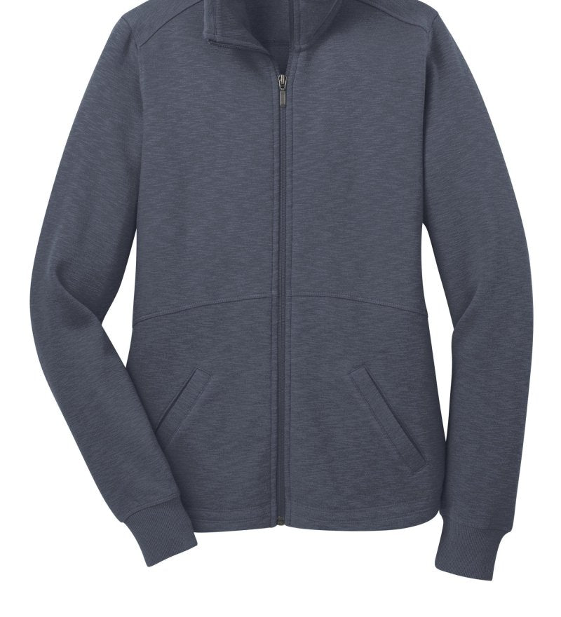 Port Authority® Ladies Slub Fleece Full-Zip Jacket - Western Skies Design Company