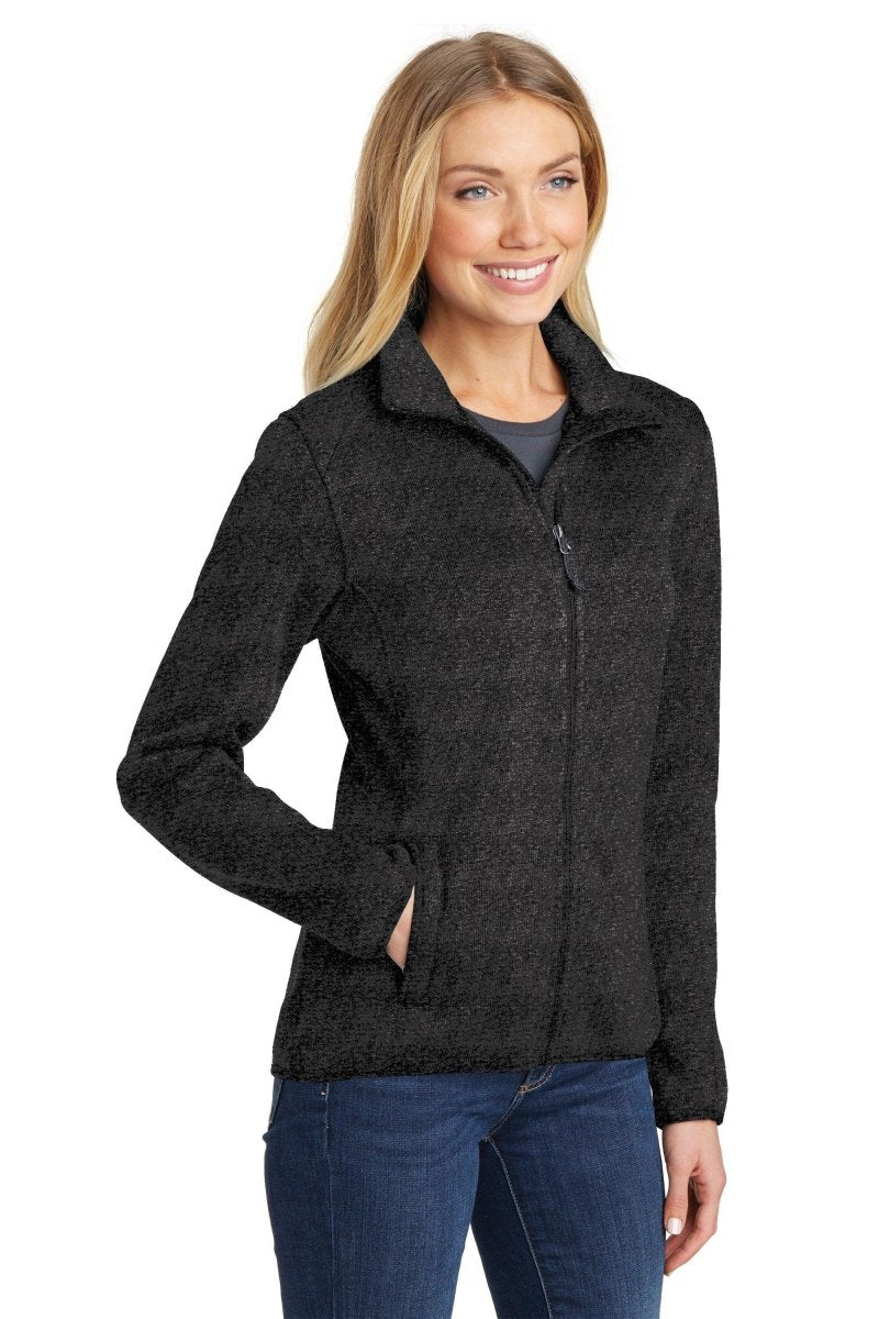 Port Authority® Ladies Heather Microfleece Full-Zip Jacket – Western Skies  Design Company