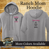 Women's Ranch Mom Hoodie - Western Skies Design Company